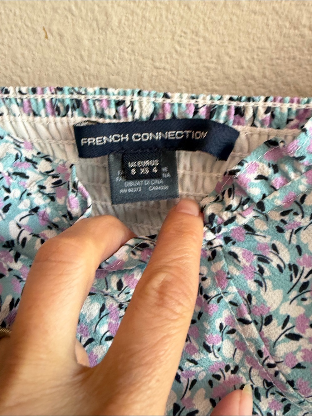 FRENCH CONNECTION Enora Breya Verona Floral Mini Dress - Picture 7 of 7